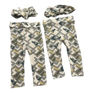 Kate Quinn Twin Set Bamboo Leggings with Headband